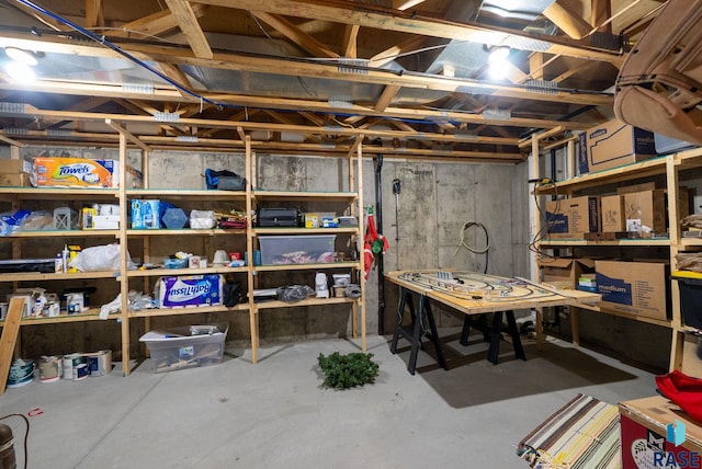 view of storage