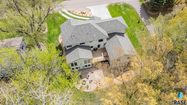 drone / aerial view