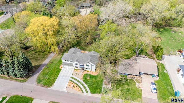 drone / aerial view