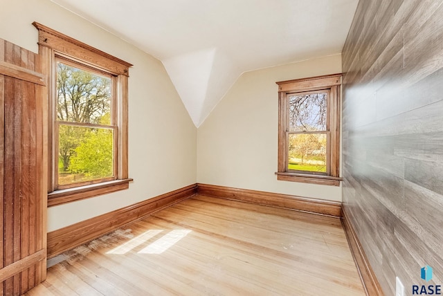 333 S Juniper Ave, Parker, SD 57053 - bonus room featuring light wood-style floors, baseboards, and lofted ceiling