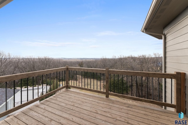 view of deck