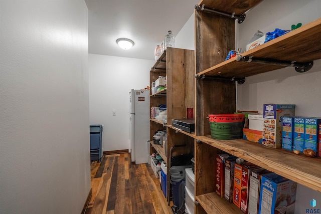 view of storage area