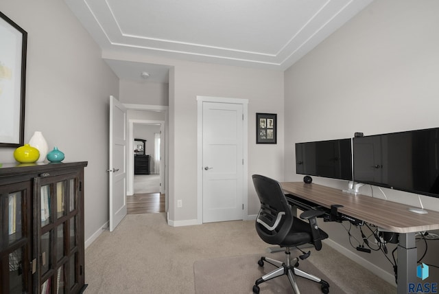 922 Johnson Creek Ct, Harrisburg, SD 57032 - office with light carpet and baseboards