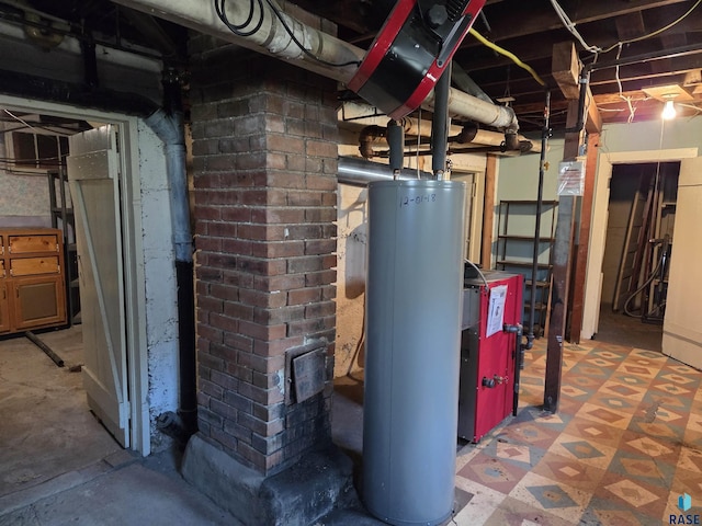 utilities with gas water heater