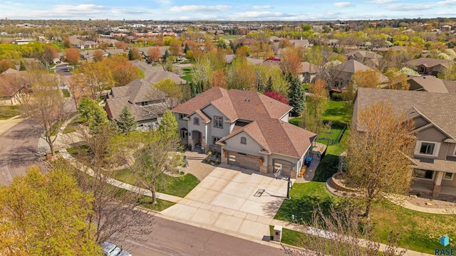 5604 S Jersey Tess Dr, Sioux Falls, SD 57108 - drone / aerial view featuring a residential view