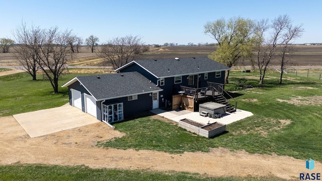 46902 284th St, Lennox, SD 57039 - aerial view with a rural view