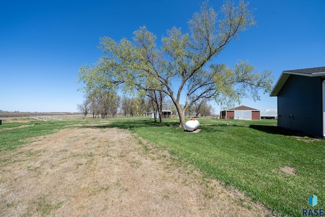 46902 284th St, Lennox, SD 57039 - view of yard with a rural view and an outdoor structure