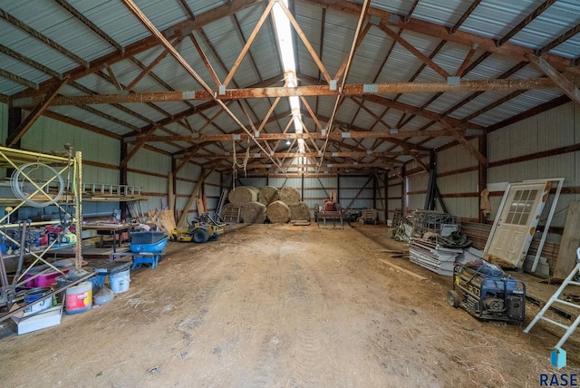 46902 284th St, Lennox, SD 57039 - garage with metal wall