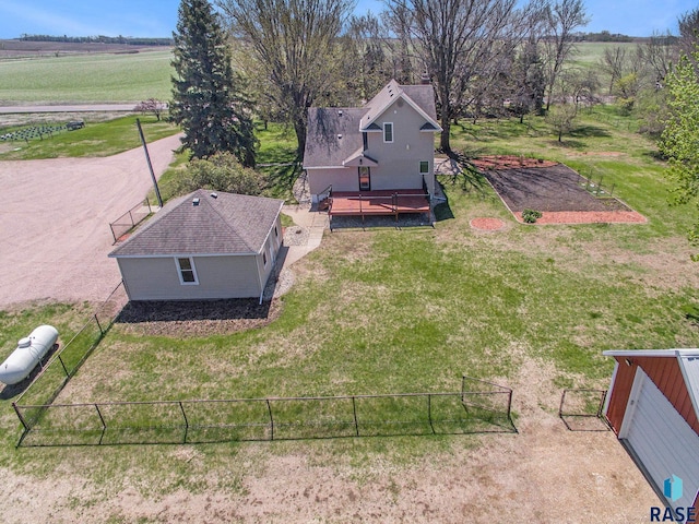 drone / aerial view
