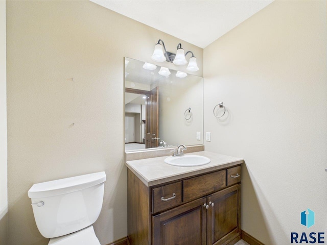6204 S Doral Trl, Sioux Falls, SD 57108 - half bathroom with toilet and vanity