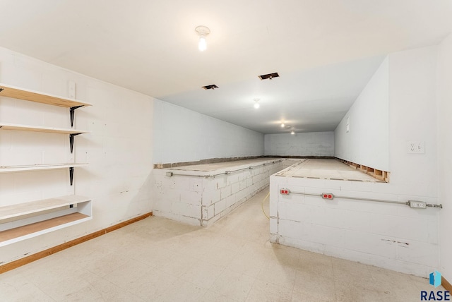 110 W Apple St, Tea, SD 57064 - below grade area with light flooring