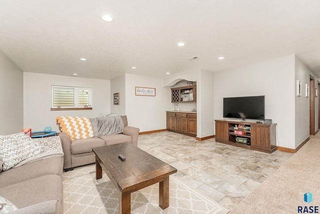 615 Marsha Cir, Tea, SD 57064 - living area with recessed lighting and baseboards