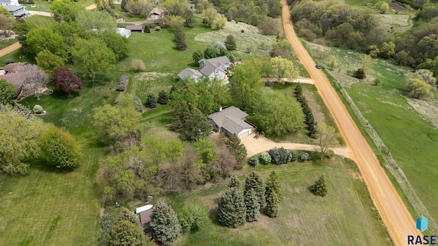 aerial view of property and surrounding area