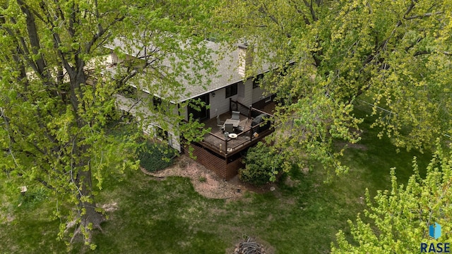 aerial view of property and surrounding area