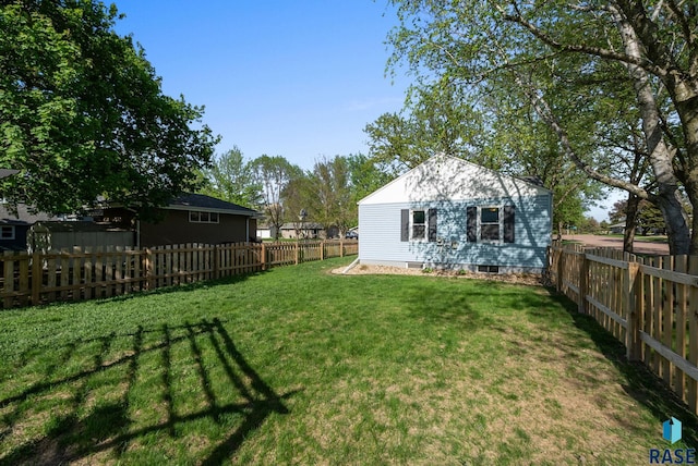 view of yard