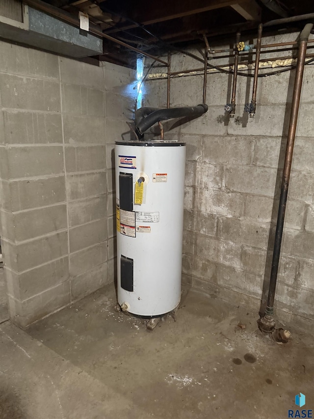 utilities featuring water heater