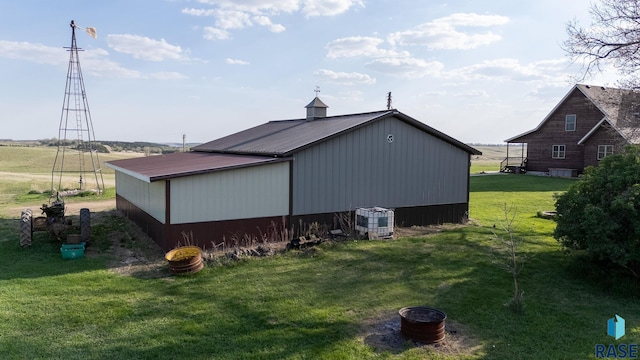 45254 Hawk Dr, Montrose, SD 57046 - view of pole building with a lawn