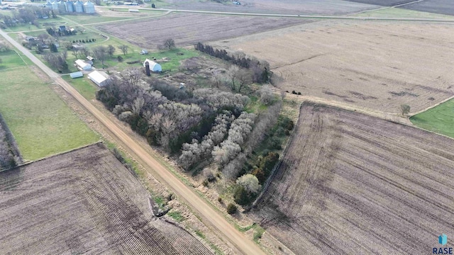 47743 233a St, Egan, SD 57024 - aerial view of property and surrounding area with rural landscape