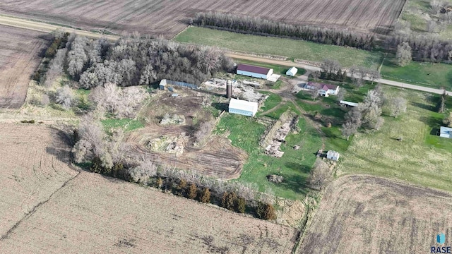 47743 233a St, Egan, SD 57024 - aerial overview of property's location featuring rural landscape