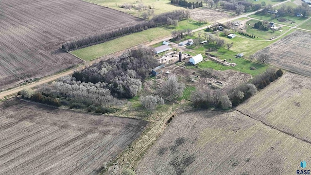 47743 233a St, Egan, SD 57024 - aerial overview of property's location featuring rural landscape