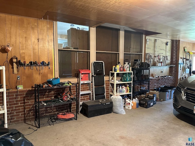 view of storage room