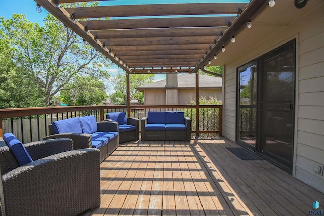 4600 S Harrington Ave, Sioux Falls, SD 57103 - deck with outdoor lounge area