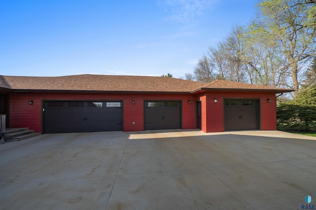 48190 265th St, Brandon, SD 57005 - garage with concrete driveway