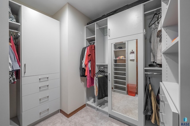 48190 265th St, Brandon, SD 57005 - walk in closet featuring light colored carpet