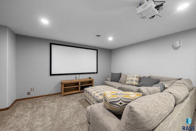 2305 N Ivy Rd, Tea, SD 57064 - carpeted cinema featuring recessed lighting and baseboards