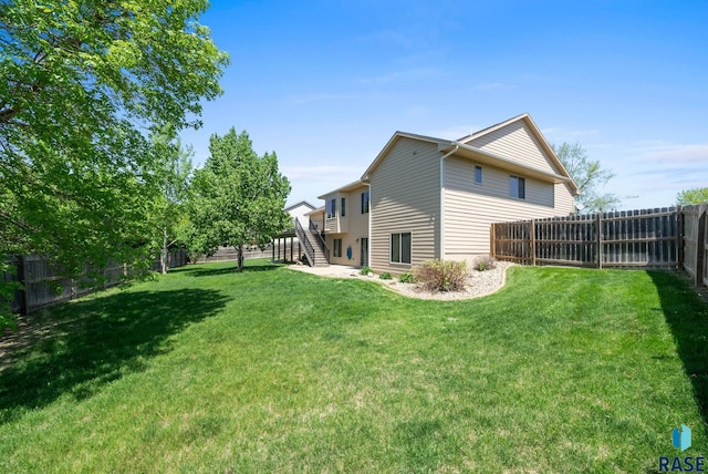 2305 N Ivy Rd, Tea, SD 57064 - view of yard featuring stairway