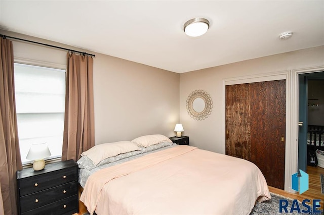 3204 S Phillips Ave, Sioux Falls, SD 57105 - bedroom featuring wood finished floors and a closet