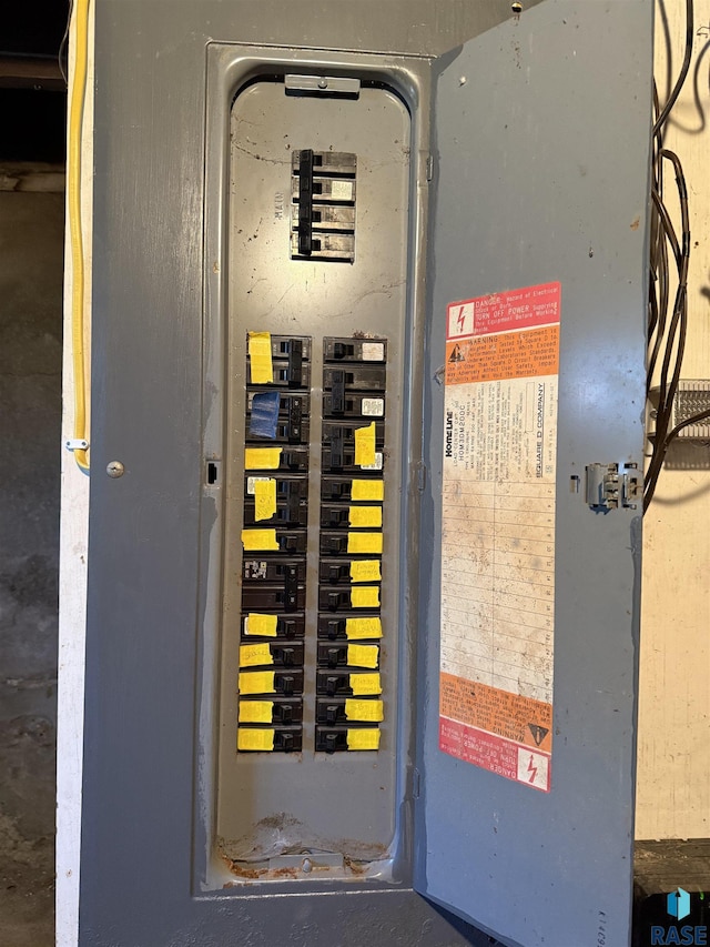 utilities with electric panel