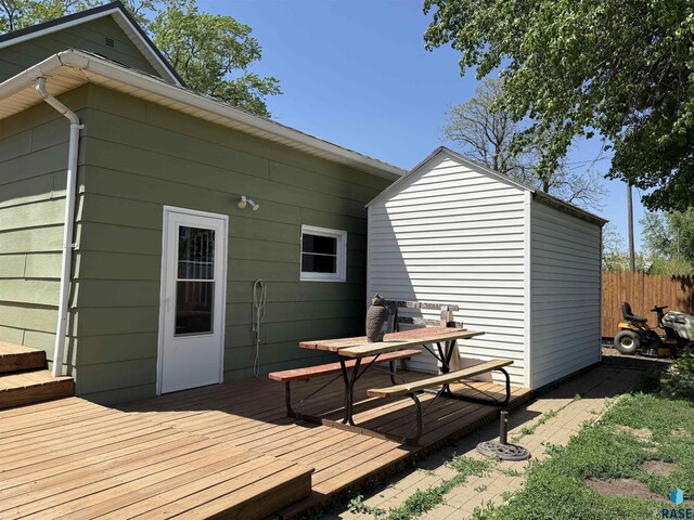 view of deck
