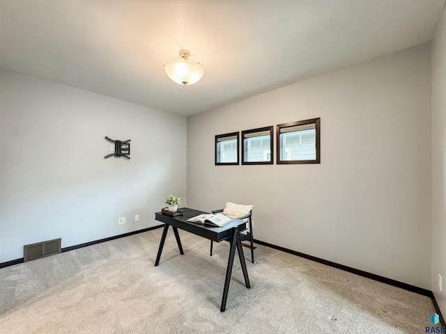 8612 W Dalton St, Sioux Falls, SD 57106 - home office with carpet flooring and baseboards
