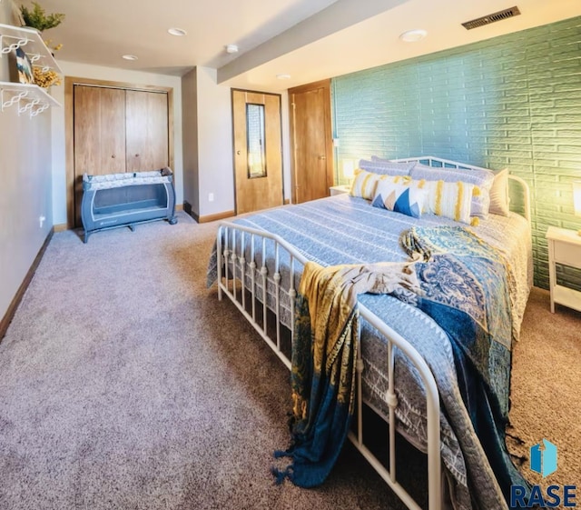 2304 S Mockingbird Cir, Sioux Falls, SD 57103 - carpeted bedroom with baseboards and recessed lighting