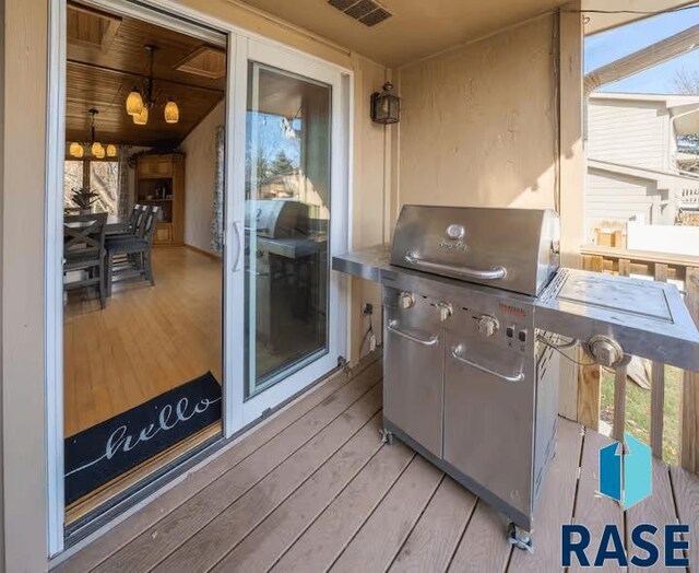 2304 S Mockingbird Cir, Sioux Falls, SD 57103 - deck with a grill
