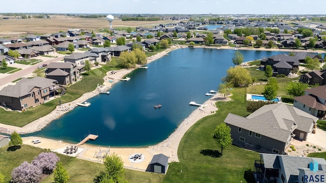 2320 N Ivy Rd, Tea, SD 57064 - aerial perspective of suburban area with a nearby body of water