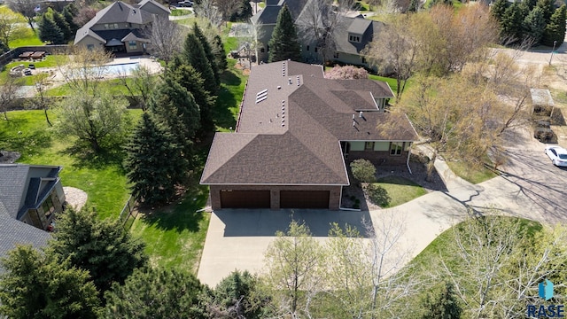 aerial overview of property's location