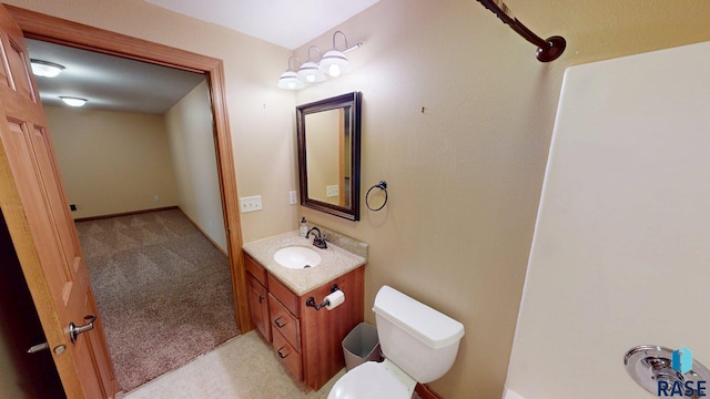 851 Regency Ct, Brookings, SD 57006 - bathroom featuring vanity and toilet
