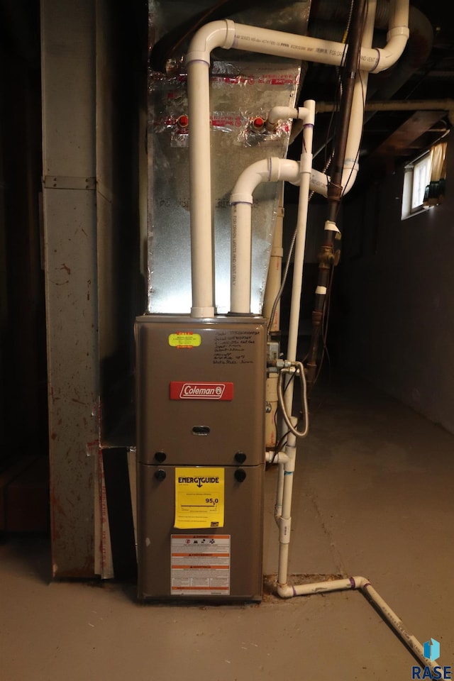 view of utility room