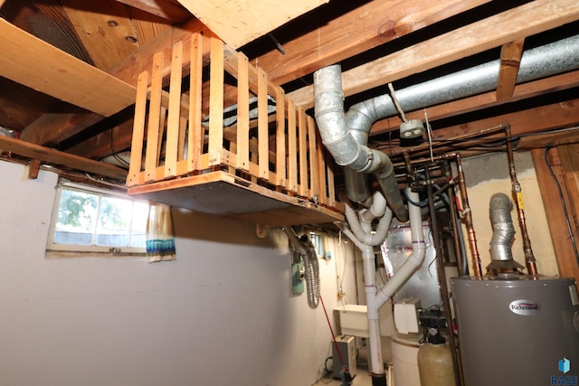 utilities featuring water heater