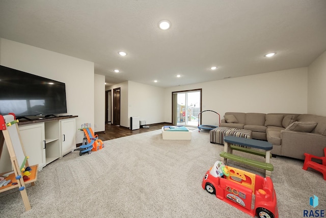 812 Trojan Ave, Hartford, SD 57033 - playroom featuring carpet flooring, recessed lighting, and baseboards