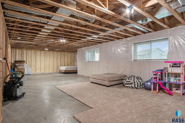 110 Skyline Dr, Valley Springs, SD 57068 - view of below grade area