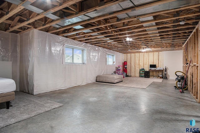 110 Skyline Dr, Valley Springs, SD 57068 - view of below grade area