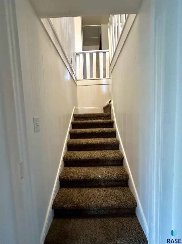 210 160th Ave, Edgerton, MN 56156 - stairs with baseboards and carpet