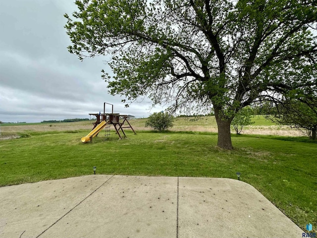 210 160th Ave, Edgerton, MN 56156 - view of grassy yard featuring a playground