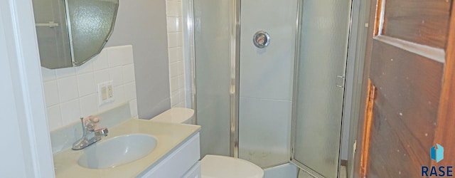 120 Main St, Scotland, SD 57059 - bathroom with a shower stall, toilet, and vanity