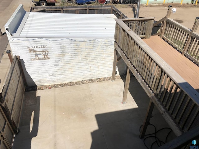 231 S 5th St, Menno, SD 57045 - balcony featuring a patio area and stairway