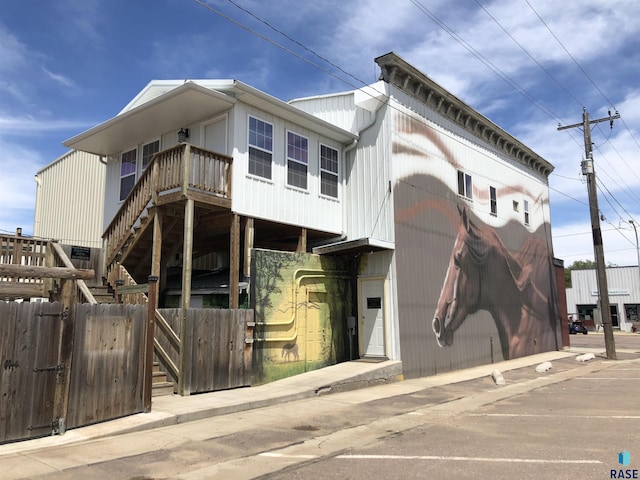 231 S 5th St, Menno, SD 57045 - view of building exterior with stairs