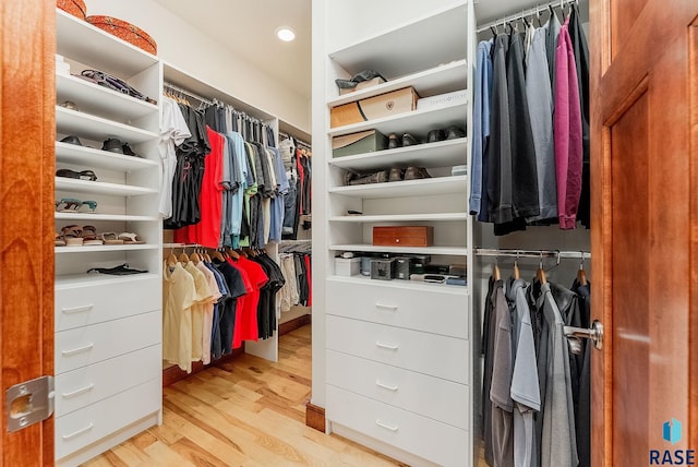 2502 S Big Timber Pl, Sioux Falls, SD 57105 - spacious closet featuring light wood finished floors